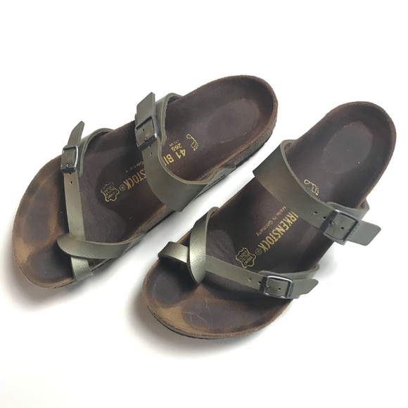 birkenstock mayari olive green